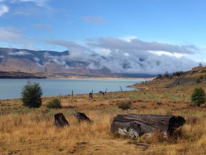 Photo by the lake Laguna Americana in El Calafate, Argentina