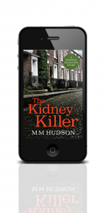 The Kidney Killer ebook on a phone. Click to get kindle version.